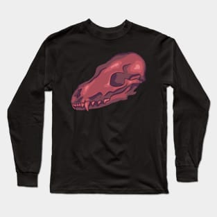 Neon Fox Skull Long Sleeve T-Shirt